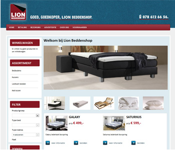 Shoxl webshop Lion Beddenshop